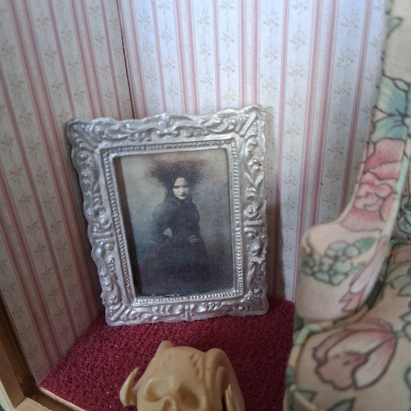 1:12 lijst heks poppenhuis Halloween, Ophalen of Verzenden, Zo goed als nieuw, Poppenhuis