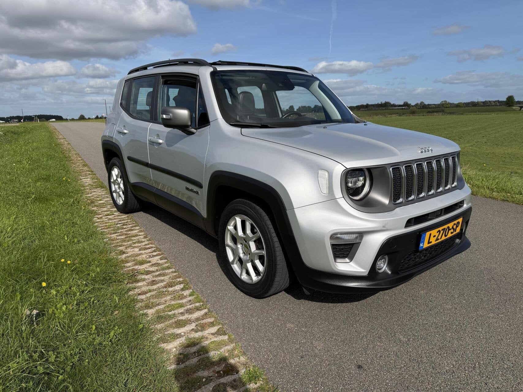 Jeep Renegade 1.0T Limited, Auto's, Voorwielaandrijving, Met garantie (alle), Leder, Bedrijf