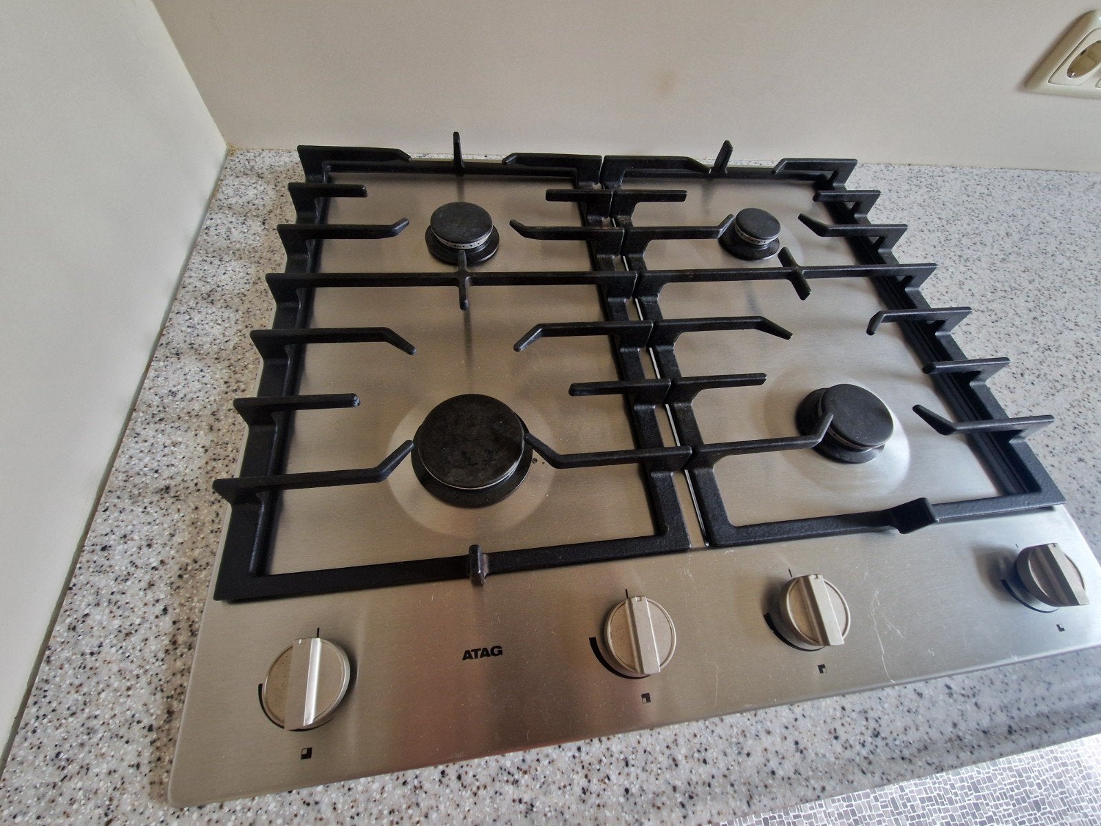 ATAG Gasfornuis Kookplaat 60x52.5cm - Zo goed als nieuw, Witgoed en Apparatuur, Fornuizen, 60 cm of meer, Zo goed als nieuw, Inbouw