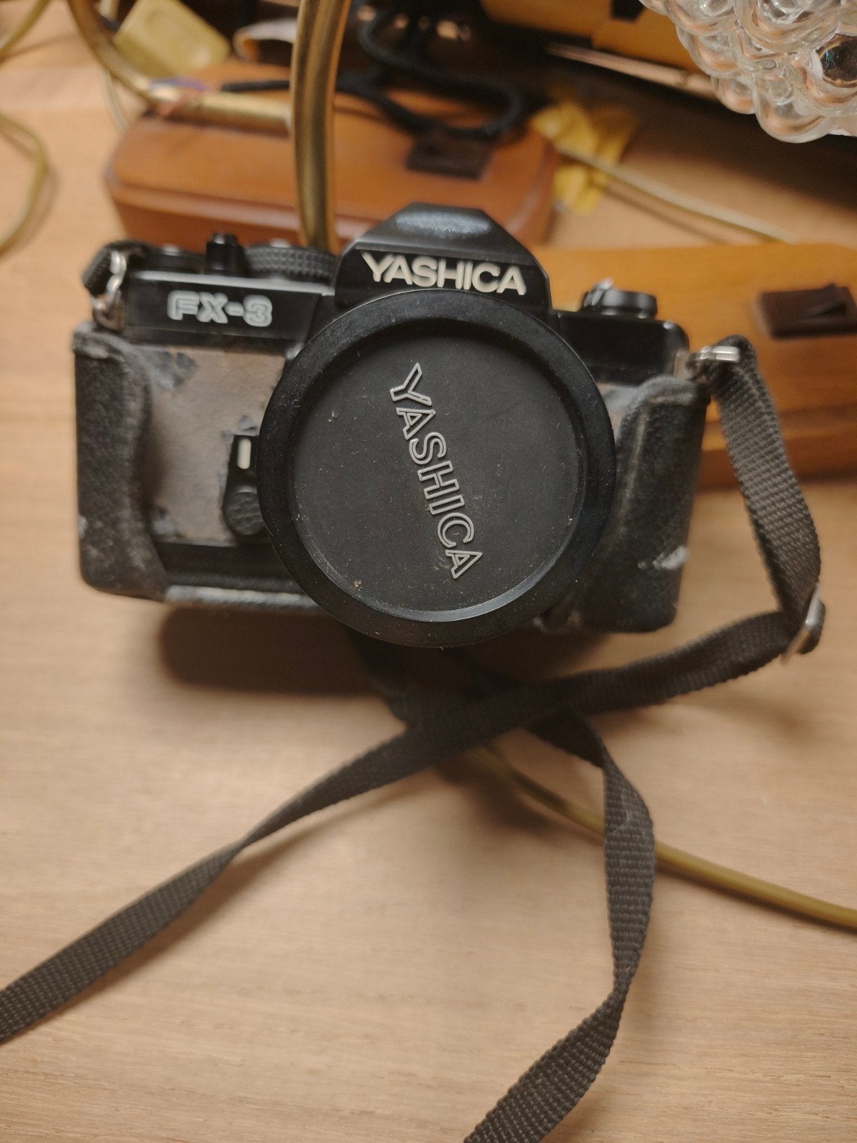 Yashica FX-3 Spiegelreflexcamera - Vintage Analoog, Ophalen of Verzenden, Gebruikt, Spiegelreflex, Overige Merken
