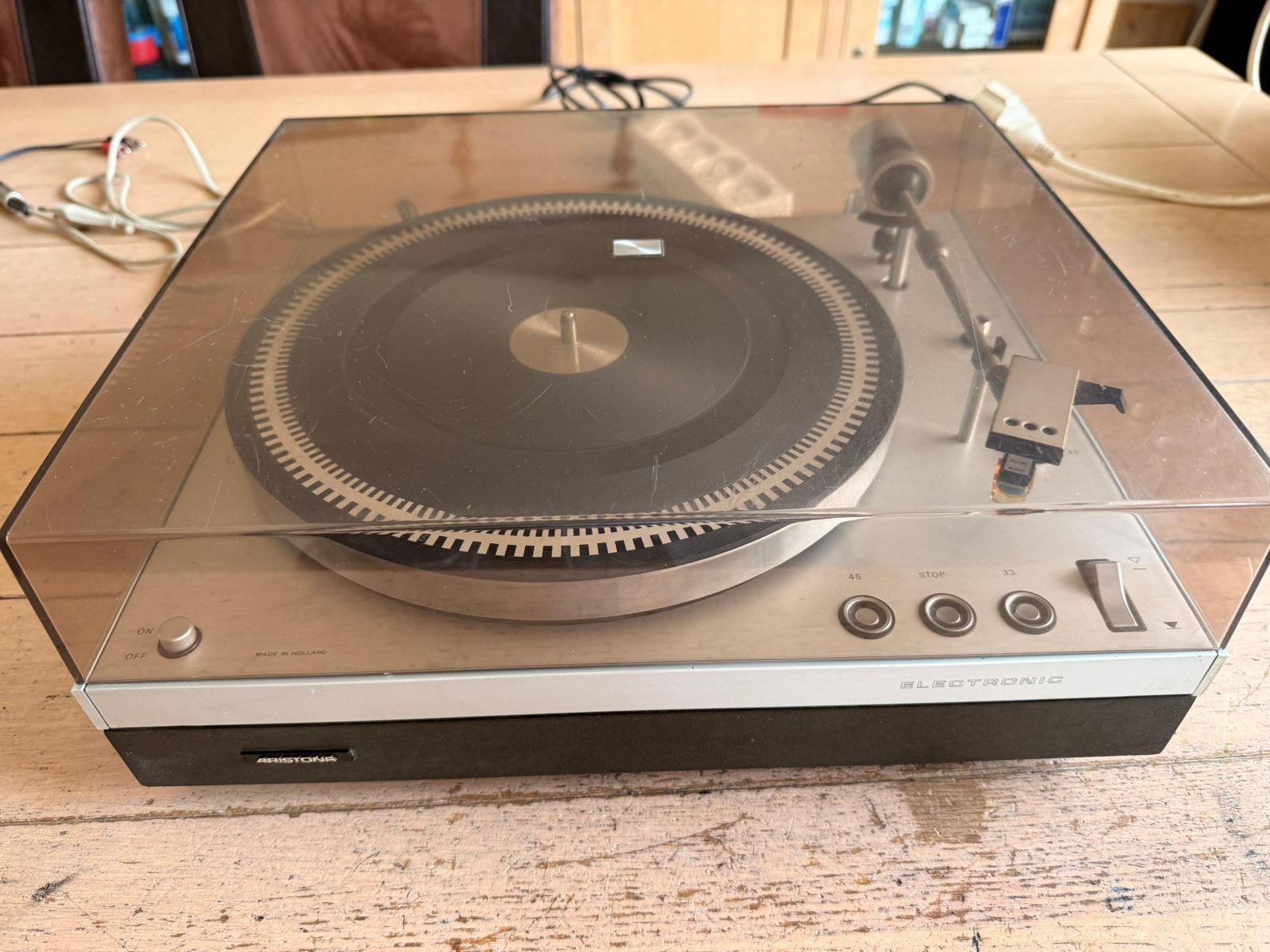 Aristona (Philips) ar 8540 platenspeler zie foto’s, Ophalen, Zo goed als nieuw, Philips