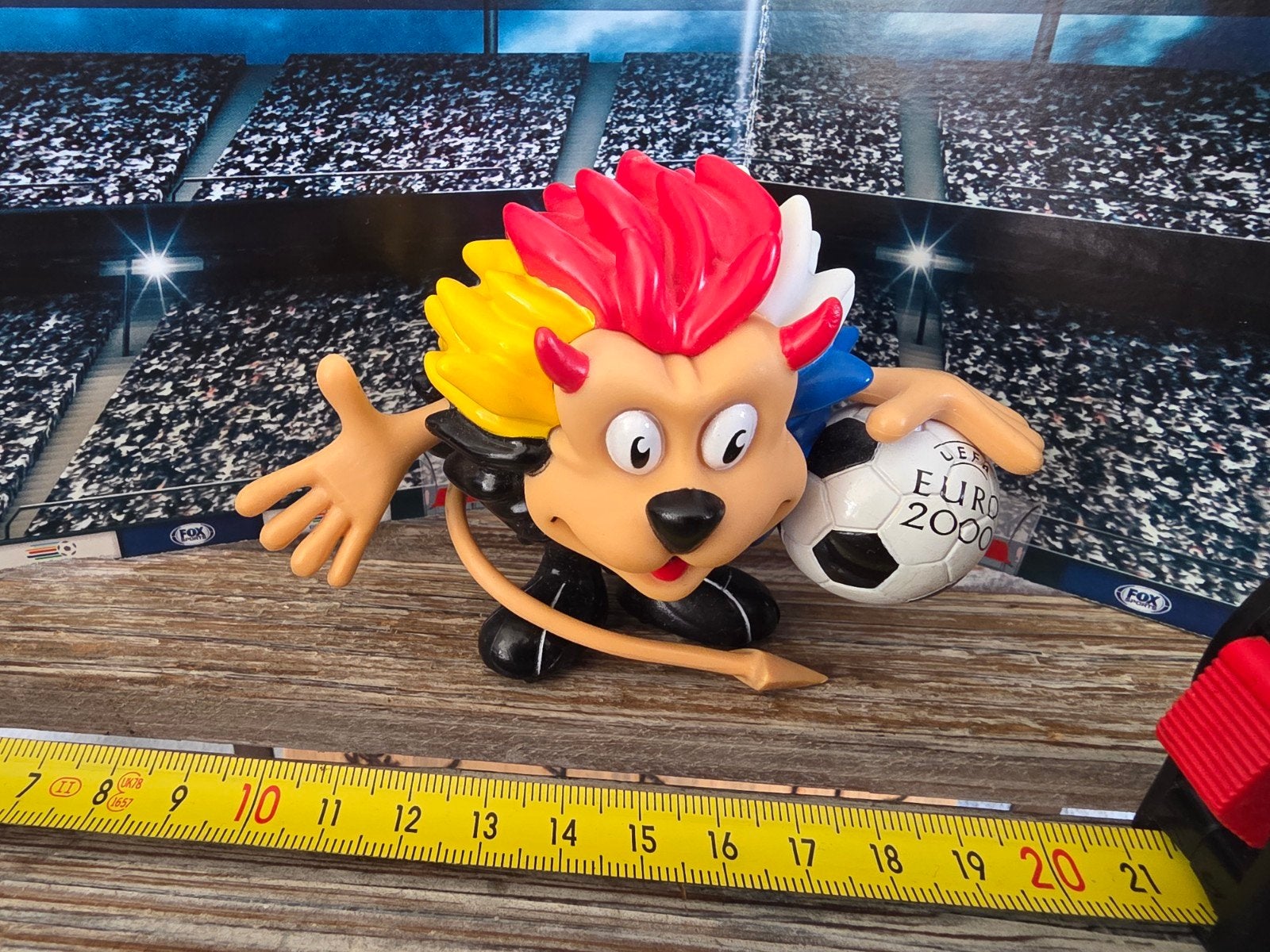 Benelucky UEFA EURO 2000 Mascotte Figuur, Ophalen, Zo goed als nieuw