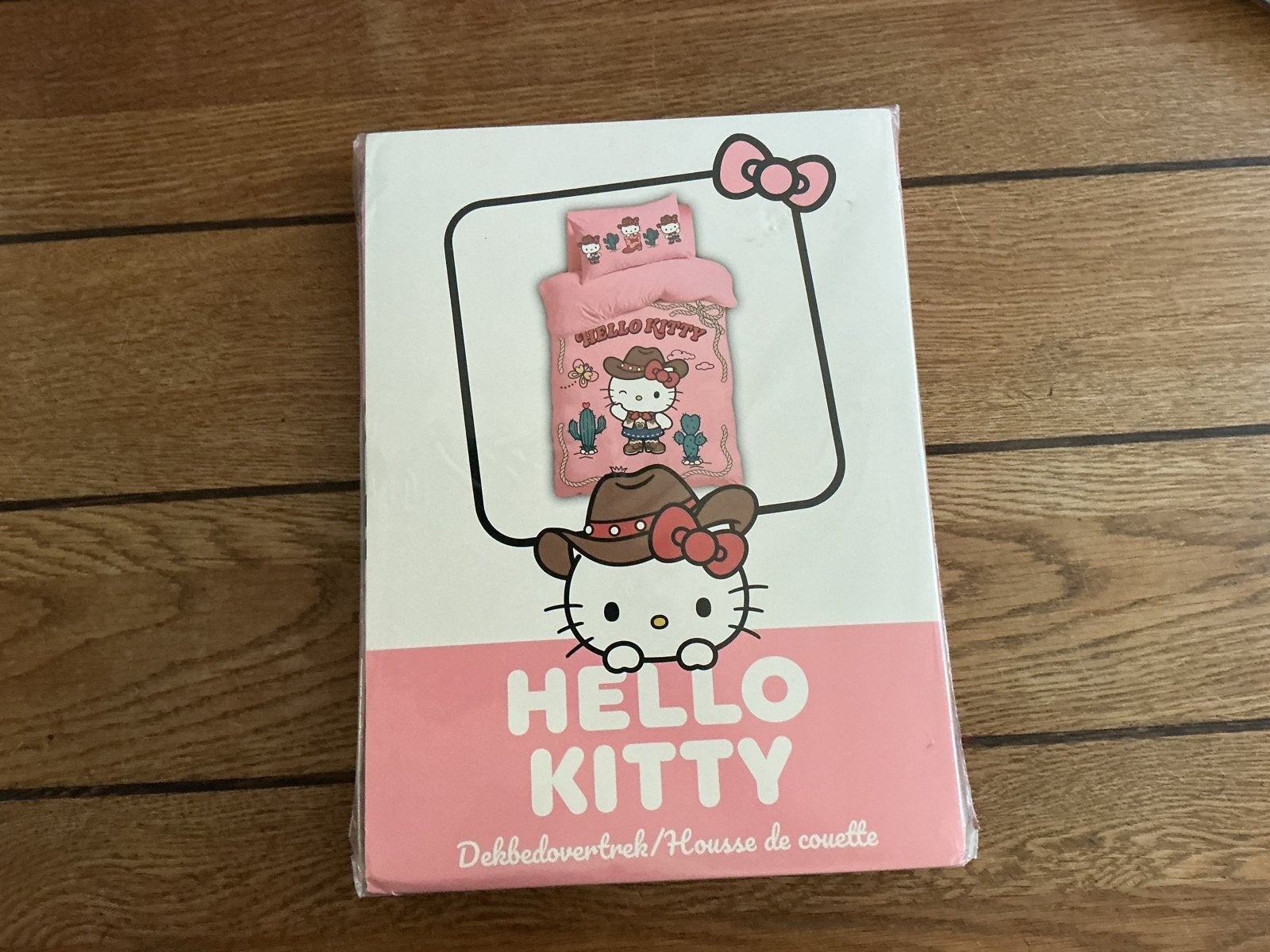 Hello Kitty Dekbedovertrek - Roze - 140x200 cm nieuw, Eenpersoons, Dekbedovertrek, Katoen, Nieuw