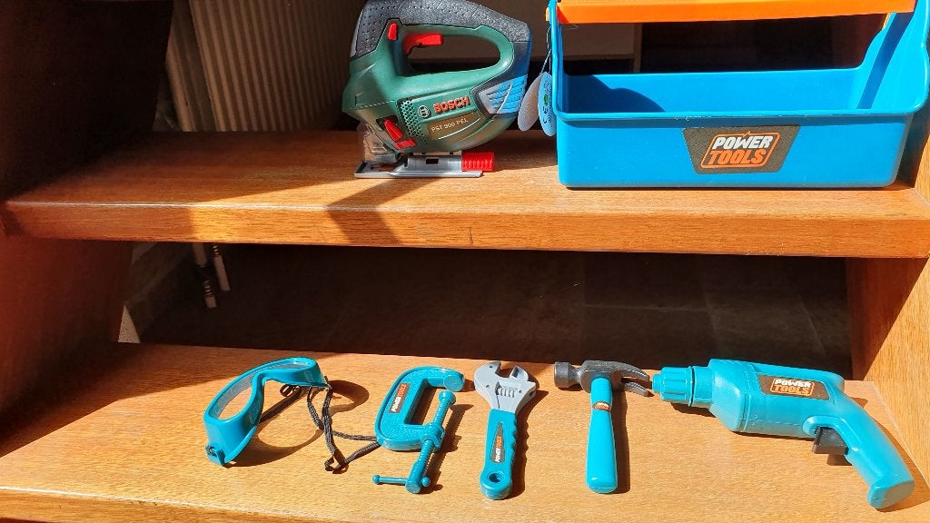 Gereedschapset in nieuwstaat. Opsturen of opha-, Ophalen of Verzenden, Zo goed als nieuw