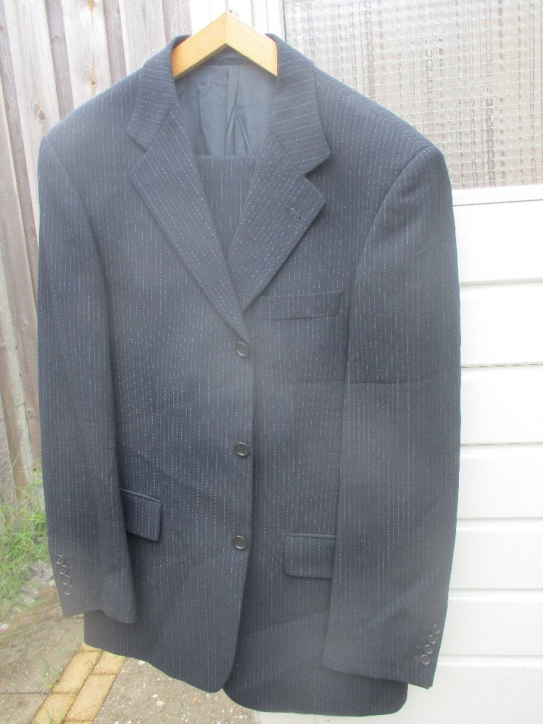 Zeer mooie heren Kostuums, Ophalen, Blauw, Maat 56/58 (XL), Zo goed als nieuw