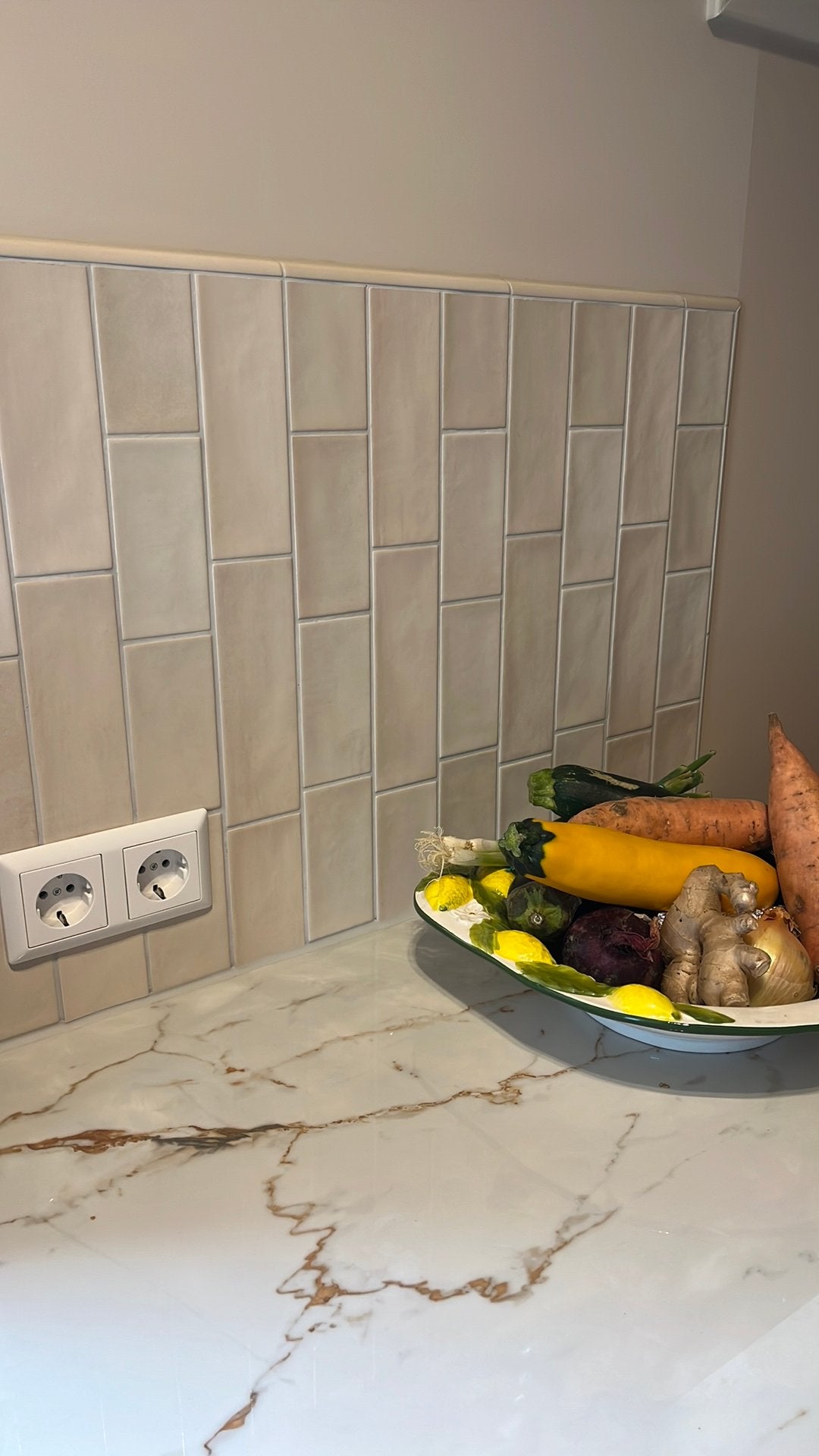 Dozen tegels Equipe kleur Village Mushroom 6,5x20 + 6,5x13,2, Doe-het-zelf en Verbouw, Ophalen, Nieuw, Minder dan 20 cm, Minder dan 5 m²