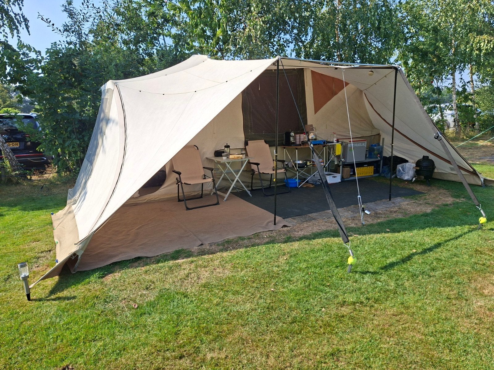 Holtkamper vouwwagen met veel ruimte   afm 6.30meter3.60, Ophalen, Aanwezig, Holtkamper, Tot en met 2