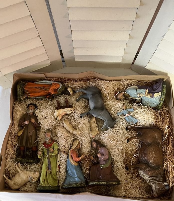 Marolin kerstgroep kripenfiguren 21, Ophalen of Verzenden