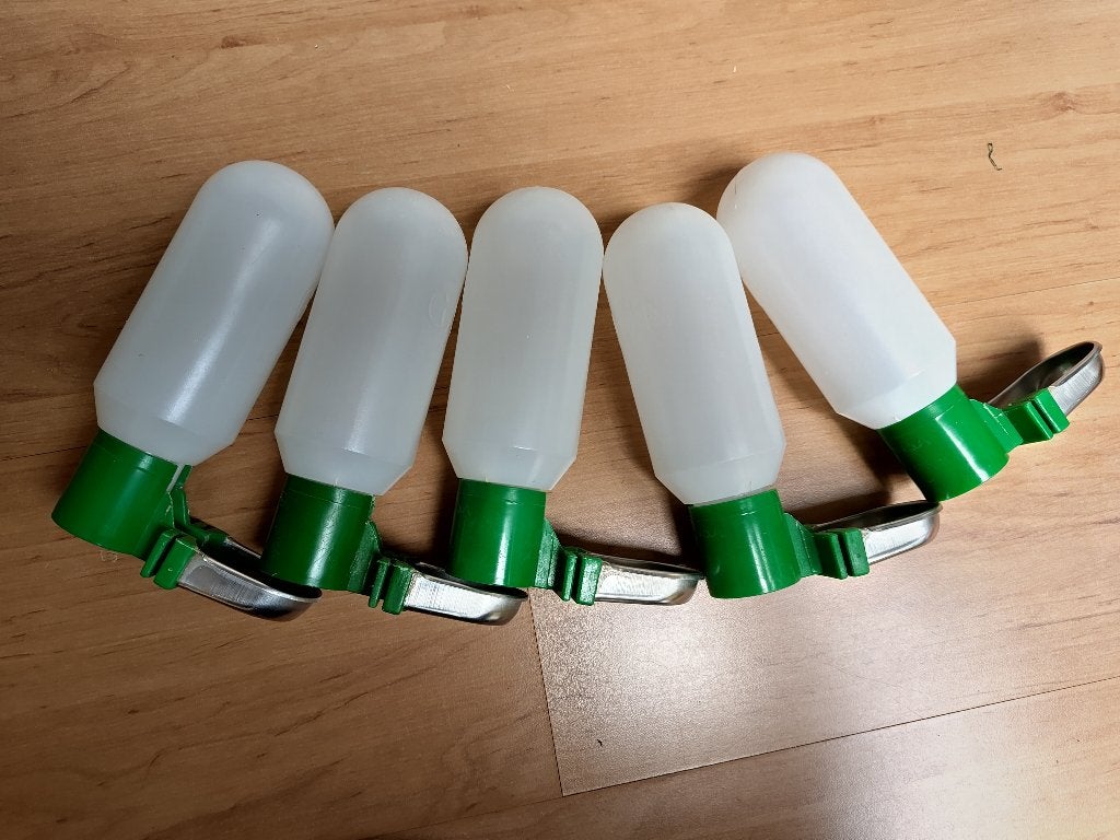drinkflesjes vogels, Ophalen, Zo goed als nieuw, Kooi-accessoires