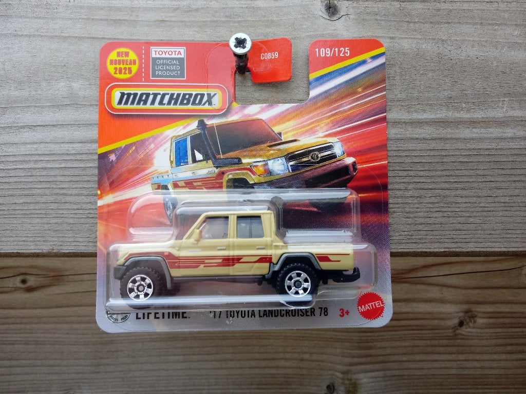 Toyota Land Cruiser 78 '17 Matchbox, Ophalen, Nieuw, Auto