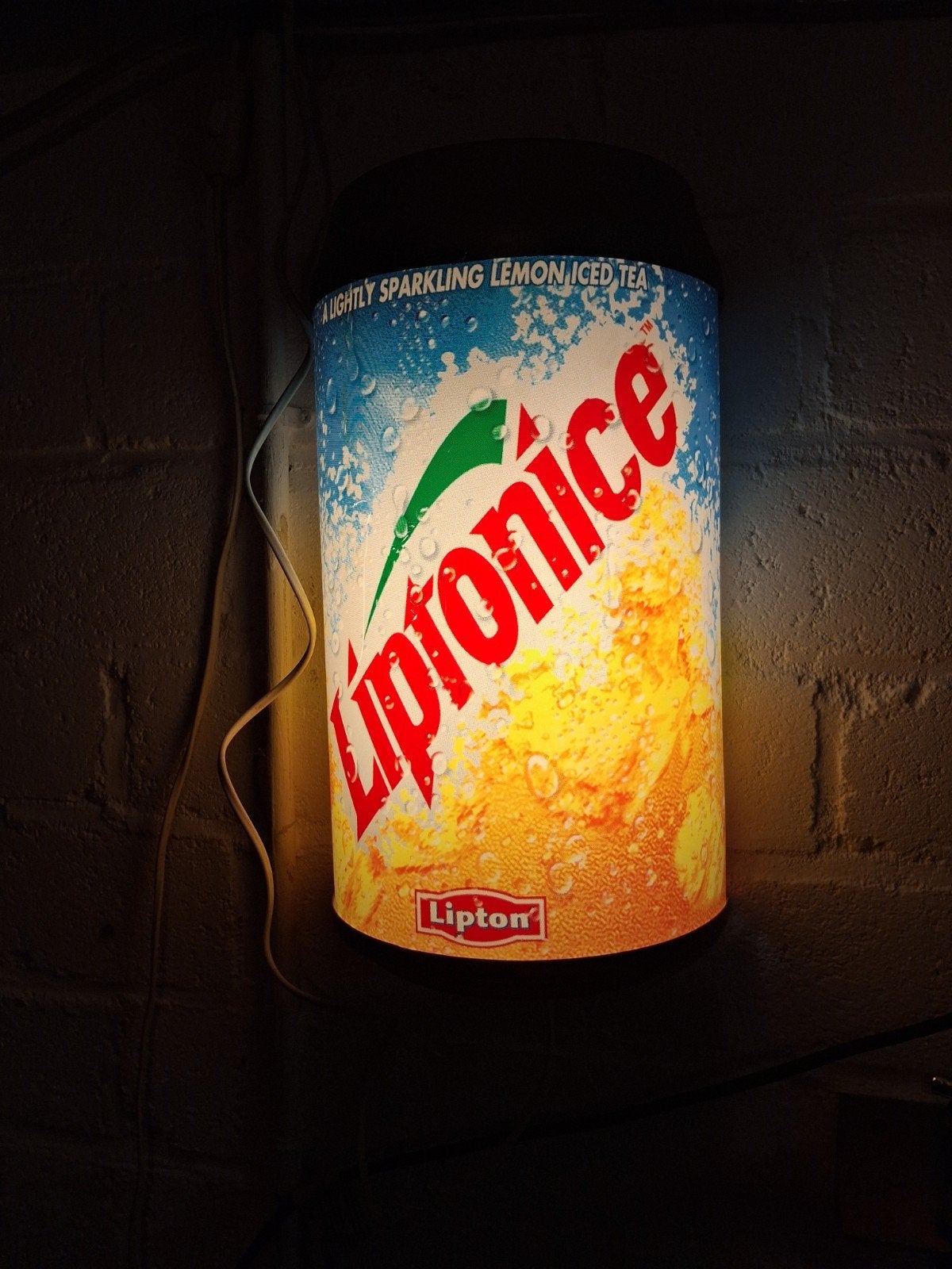 Liptonice reclame lamp - Unieke sfeerverlichting, Huis en Inrichting, Ophalen