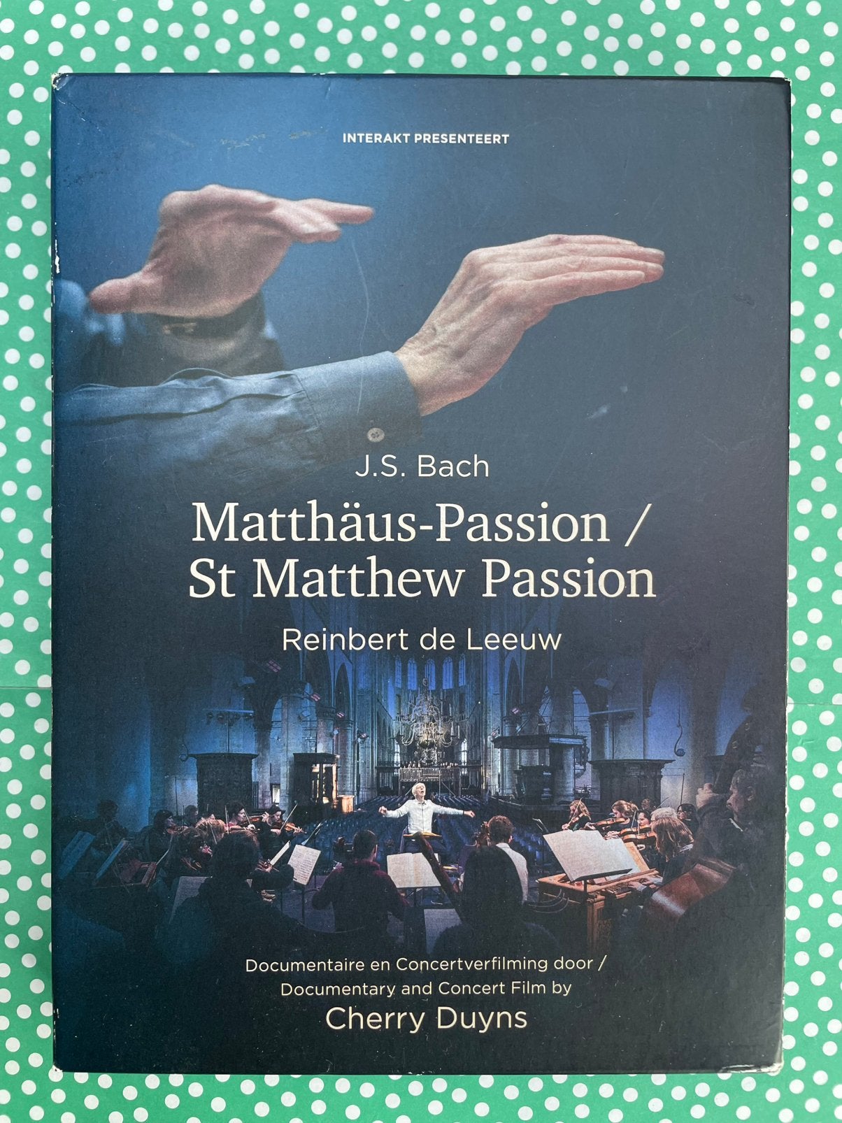 Matthäus Passion, J. S. Bach (documentaire+concertverfilming, Ophalen of Verzenden, Classicisme, Zo goed als nieuw