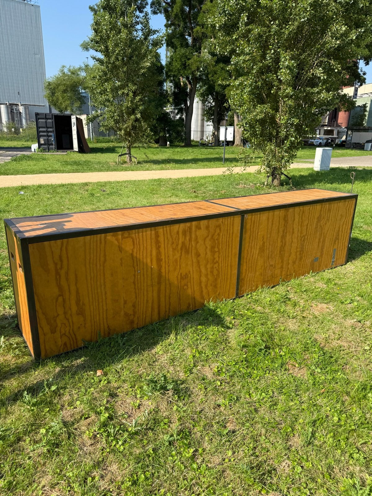 Houten bar, Ophalen, Gebruikt