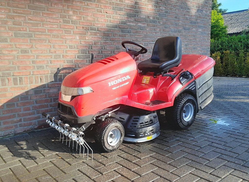 Honda Zitmaaier + Ontmosser, Tuin en Terras, Ophalen, Honda, Gebruikt, Elektrische starter