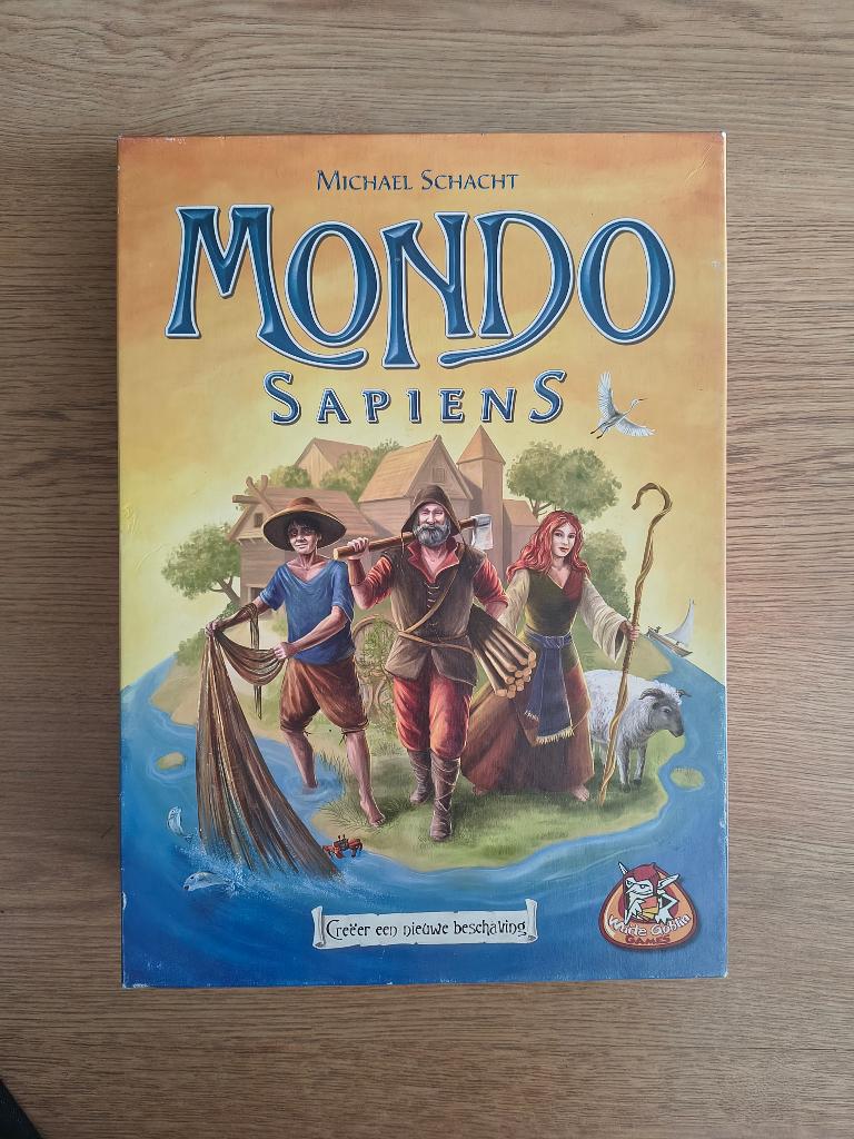 Mondo Sapiens Board game, Hobby en Vrije tijd, Gezelschapsspellen | Bordspellen, Een of twee spelers, Ophalen of Verzenden, Gebruikt