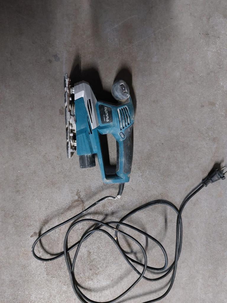 Gebruikte  schuurmachine merk Gamma, Doe-het-zelf en Verbouw, Gereedschap | Schuurmachines, Ophalen, Gebruikt, 600 tot 1200 watt