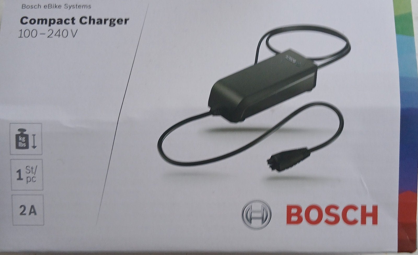 Bosch Compact Charger 100-240V voor e-bike accu, Ophalen of Verzenden, Zo goed als nieuw