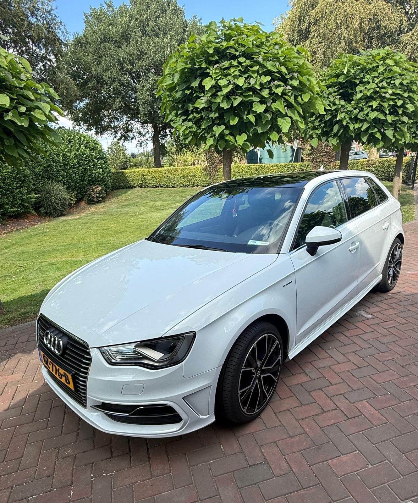 Audi A3 1.4 Tfsi 204pk E-tron Phev S line Tronic 2015 Wit, Auto's, Audi, 4 cilinders, Wit, 1395 cc, 149 pk