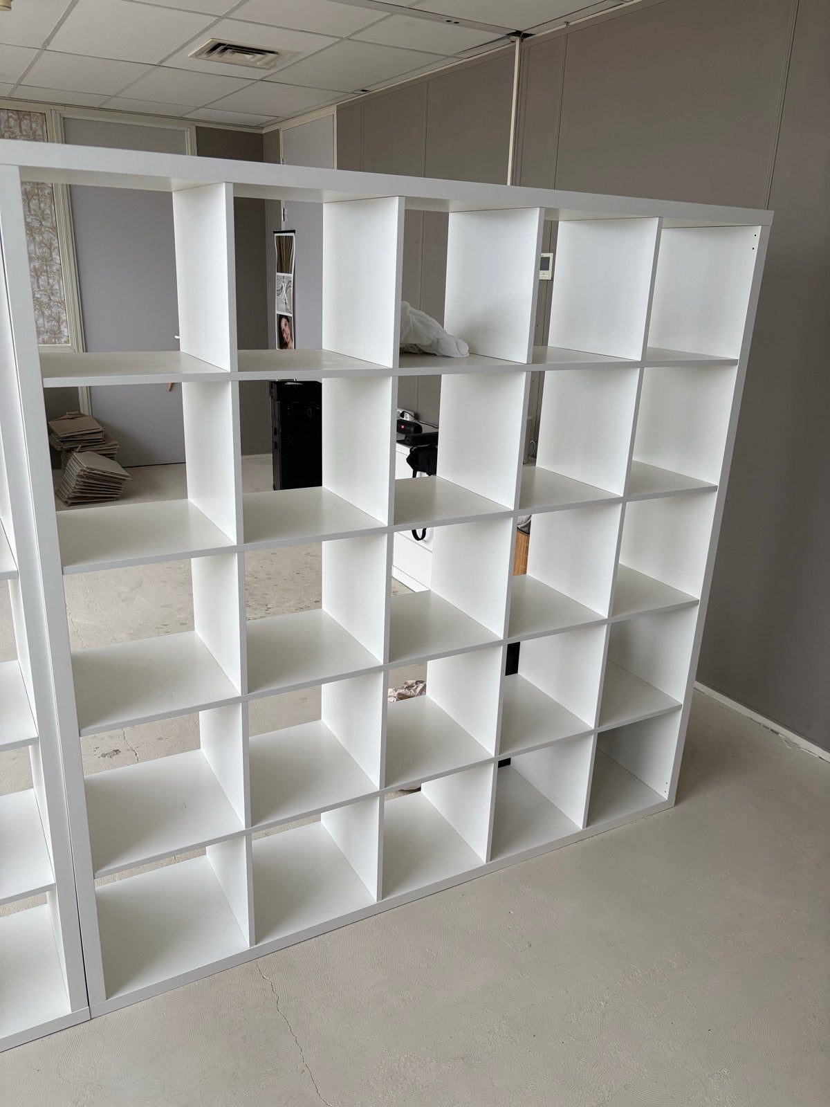 2x IKEA Kallax wit 180x180 cm - €50 per kast, Ophalen, Met plank(en), Gebruikt, 150 tot 200 cm