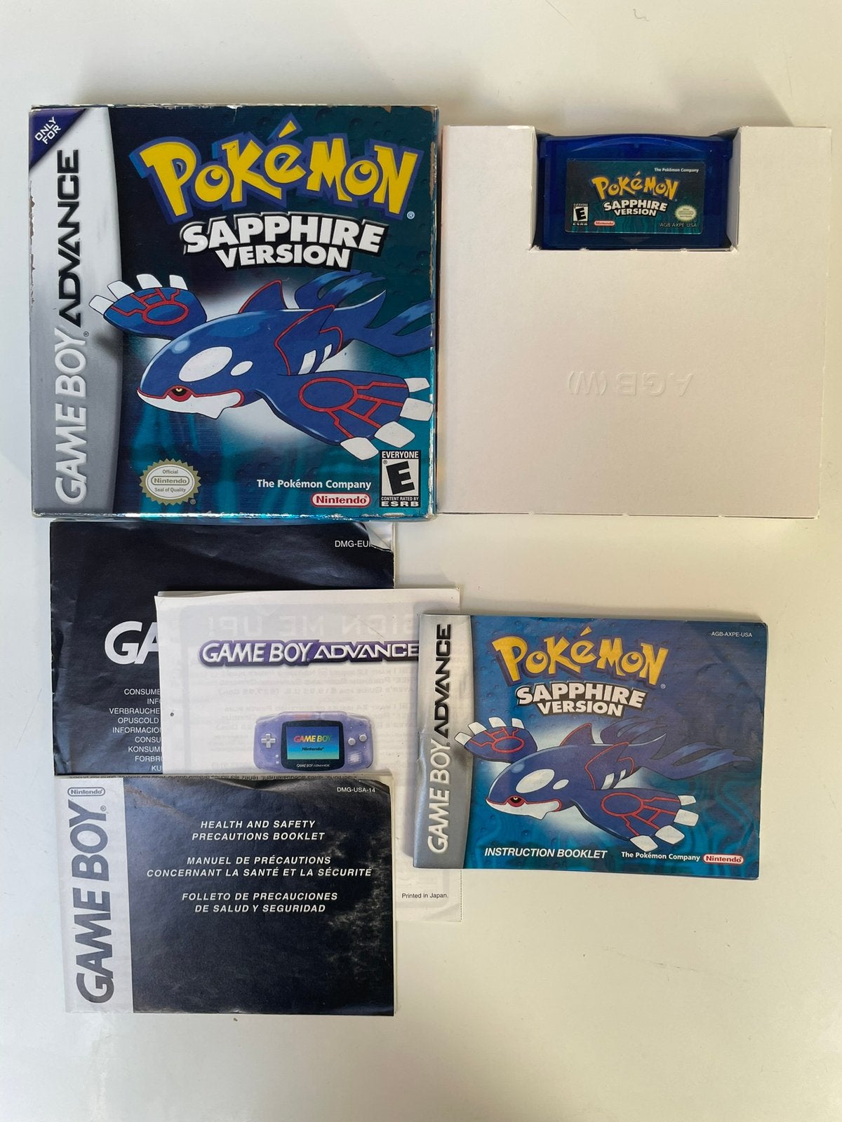 Pokemon sapphire gameboy advance, Avontuur en Actie, 1 speler, Ophalen of Verzenden, Zo goed als nieuw