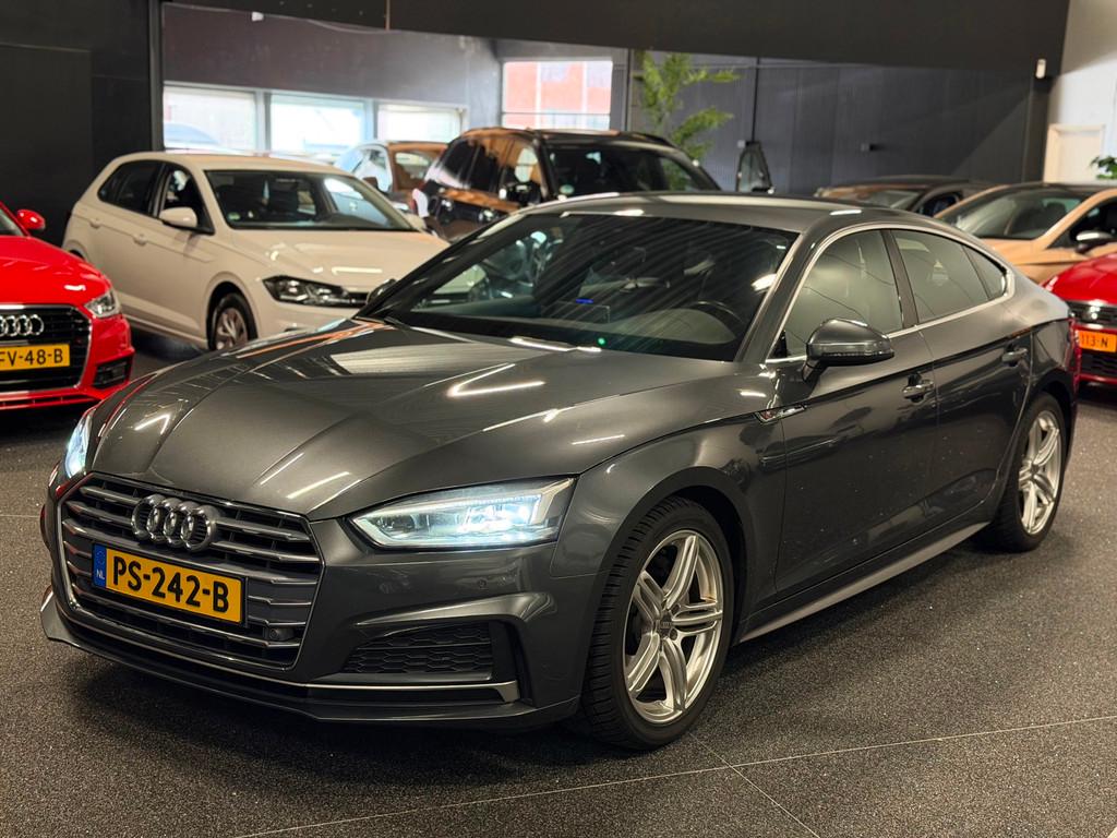 Audi A5 Sportback 2.0 TDI 3x S-Line AUT/VIRTUAL/LED/NAVI/B&O, Auto's, Audi, Gebruikt, Euro 6, Leder en Stof, 23 km/l