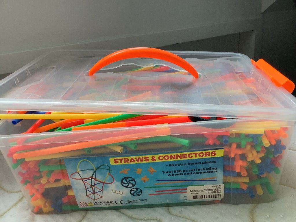 Bouw rietjes, Ophalen of Verzenden, Zo goed als nieuw