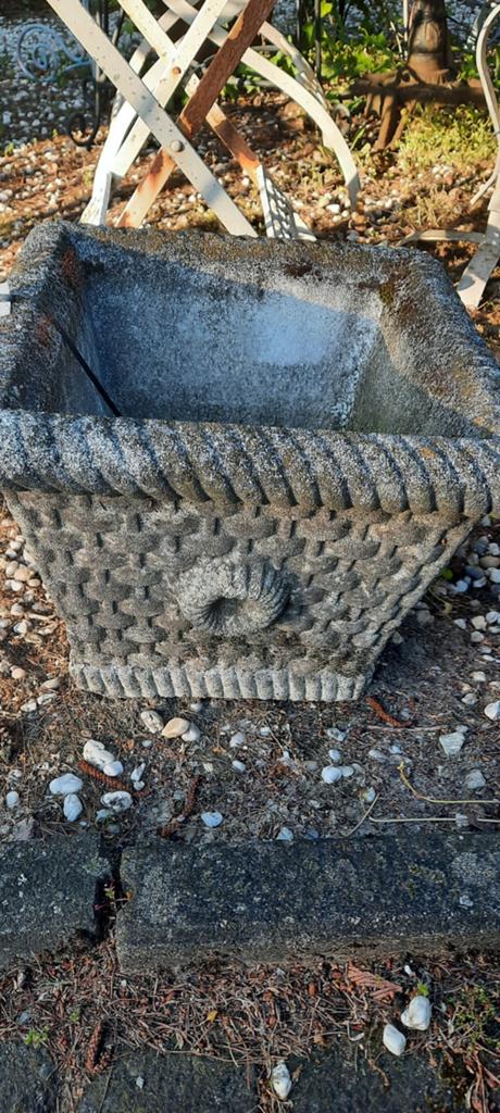 Betonnen potten tuinpotten, Tuin en Terras, Ophalen, Rond, Minder dan 30 cm