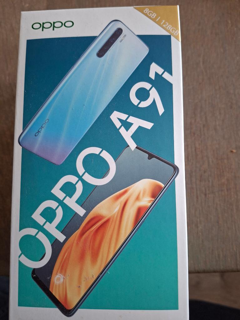 Oppo A91 smartphone met hoesje, Telecommunicatie, Mobiele telefoons | Samsung, Gebruikt, Overige modellen, Zwart, Ophalen of Verzenden