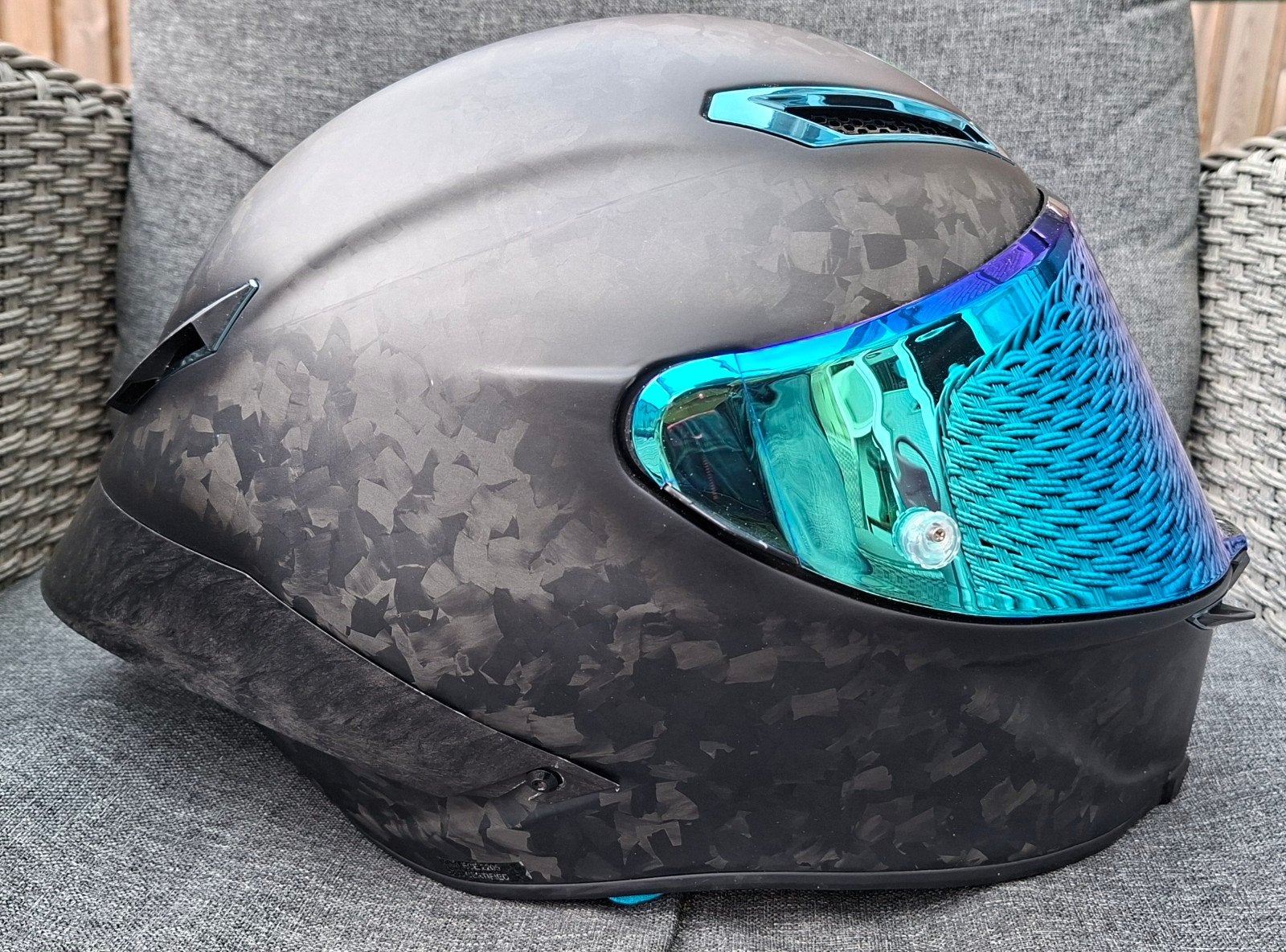 ❗️AGV Pista GP-RR Futuro Forged Carbon🏍 (XL) kras links❗️, Ophalen of Verzenden, XL, Integraalhelm, AGV