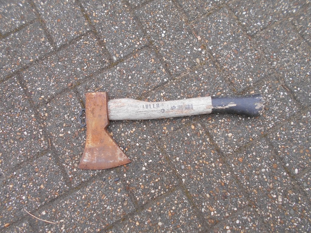 handbijl, Ophalen of Verzenden, Gebruikt
