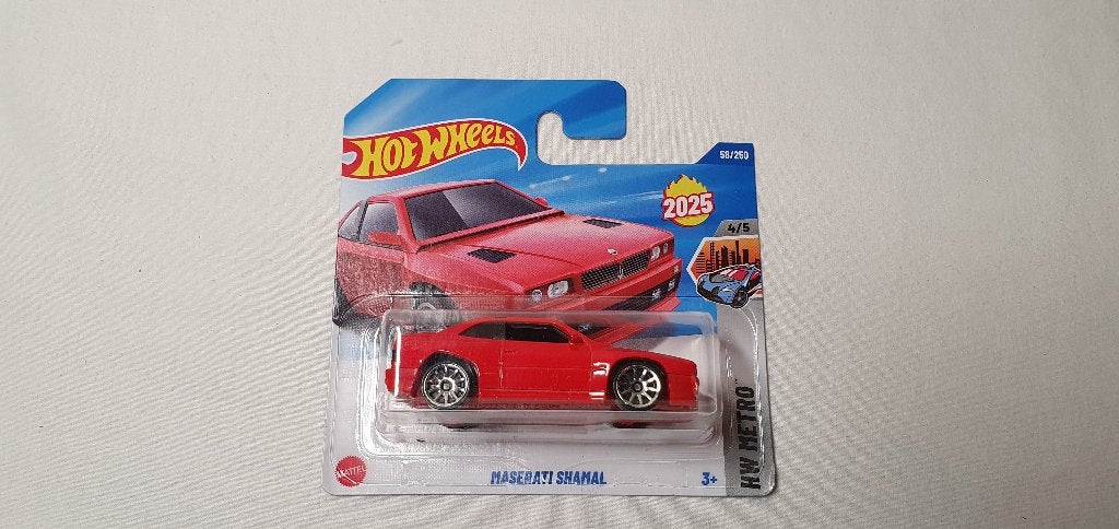 Hot wheels Maserati Shamal red, Ophalen of Verzenden, Nieuw, Auto