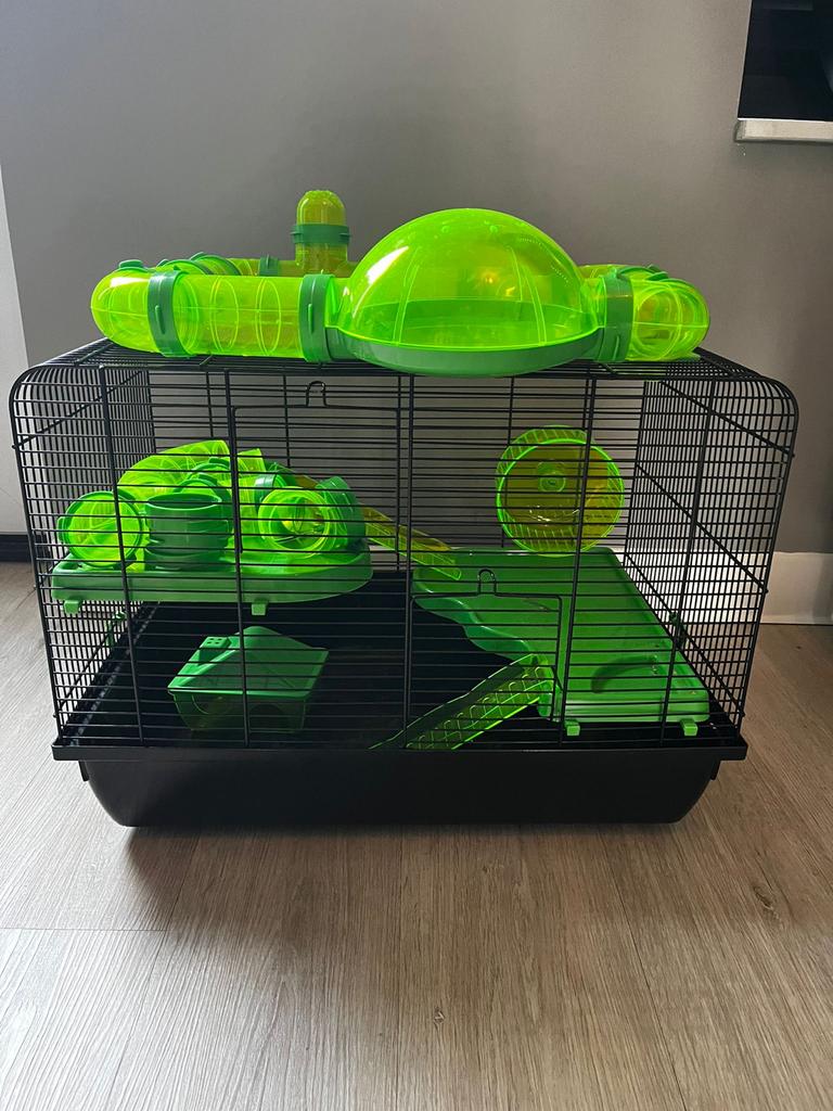 Nette hamsterkooi te koop, Minder dan 60 cm, Kooi, Minder dan 75 cm, Ophalen of Verzenden