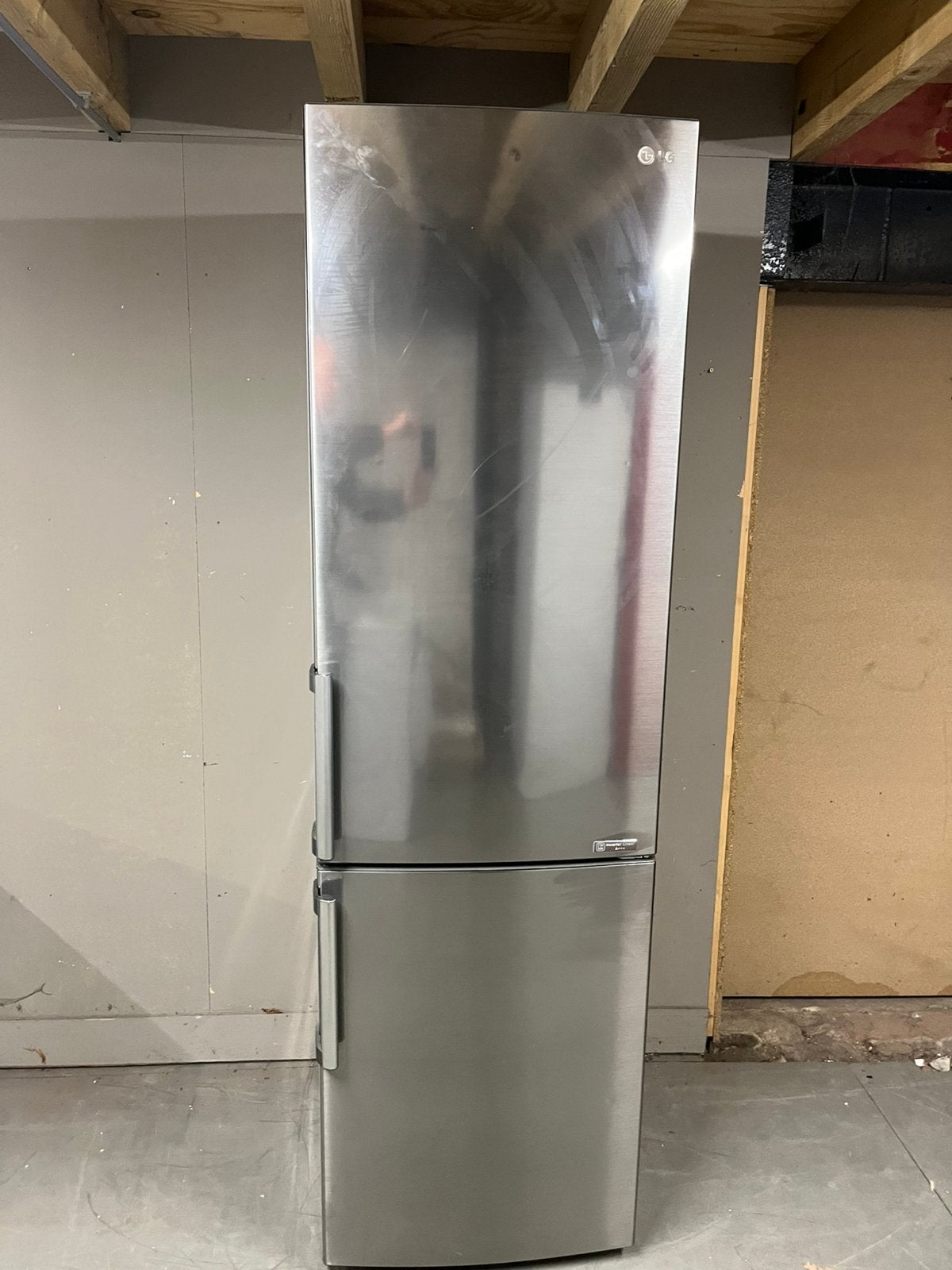 koopje LG.RVS koelvries combinatie, A+++,344L,no frost, 195€, Witgoed en Apparatuur, Ophalen, 200 liter of meer, Met aparte vriezer