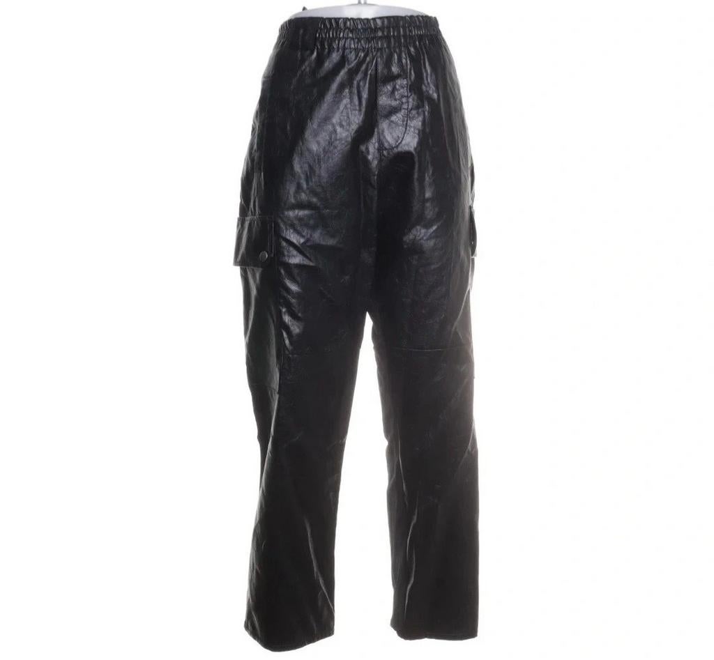 10Days Kunstleren Jogger Broek Maat S Zwart, Verzenden, Zwart, Zo goed als nieuw, 10Days