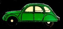 Citroën 2 CV pin groen emaille, Verzenden, Nieuw, Transport, Speldje of Pin