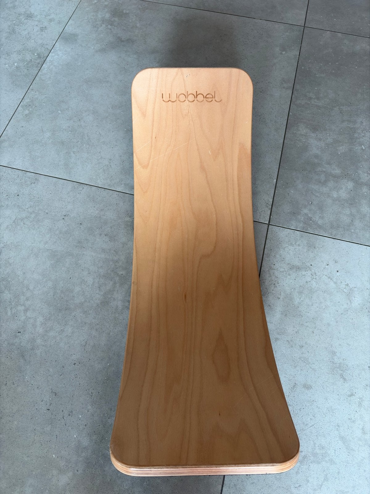 Wobbel Board Original met Vilt - Natuurlijk Hout