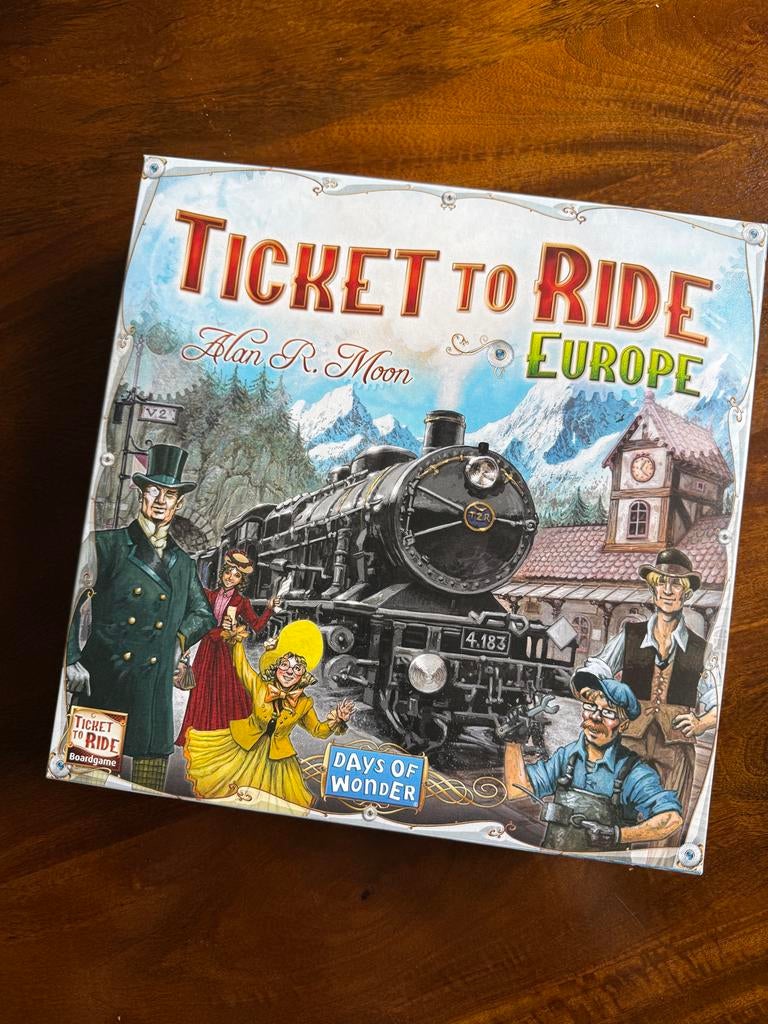 Ticket to Ride Europe bordspel, Ophalen of Verzenden, Nieuw