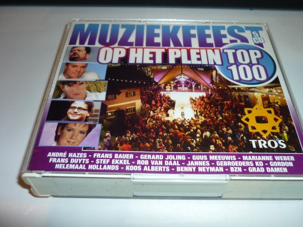 Muziekfeest op het plein cd boxset vol 1 en 2 tot 10 cd's, Verzenden, Zo goed als nieuw, Levenslied of Smartlap, Boxset