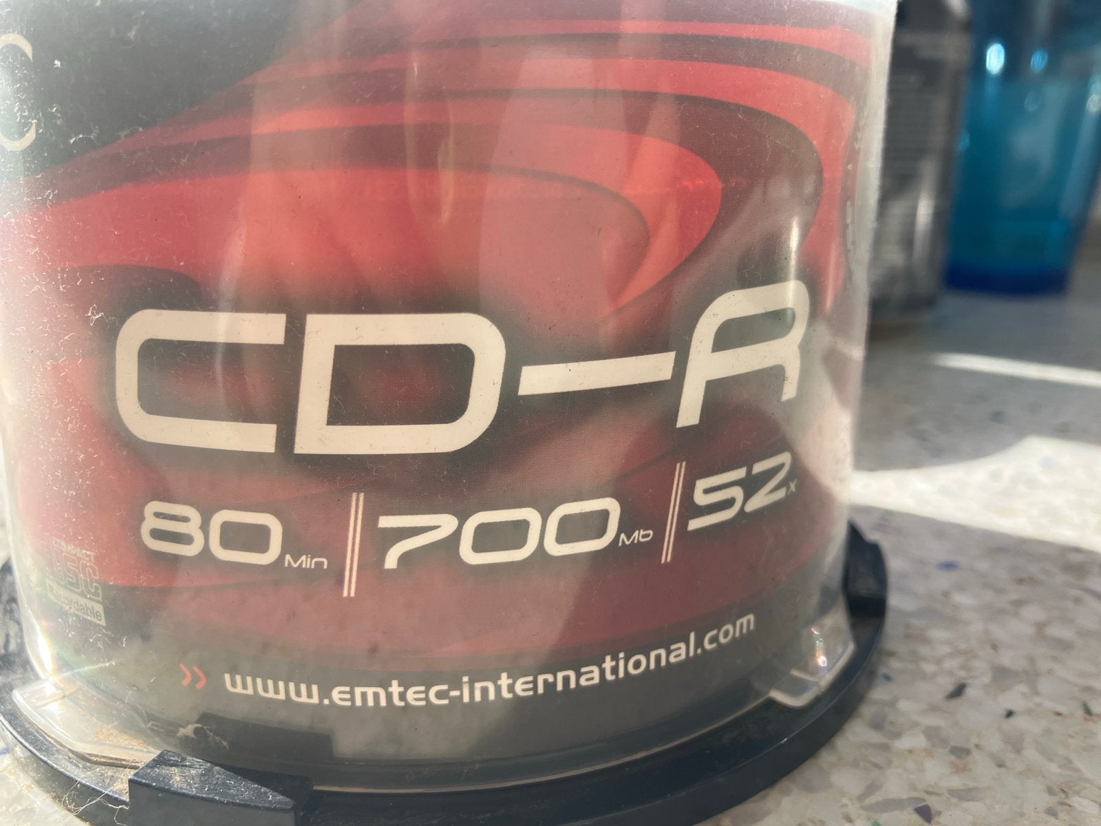 CD-R 80 min 700 MB 52x van Emtec, Ophalen of Verzenden, Nieuw, Cd, Op spindel