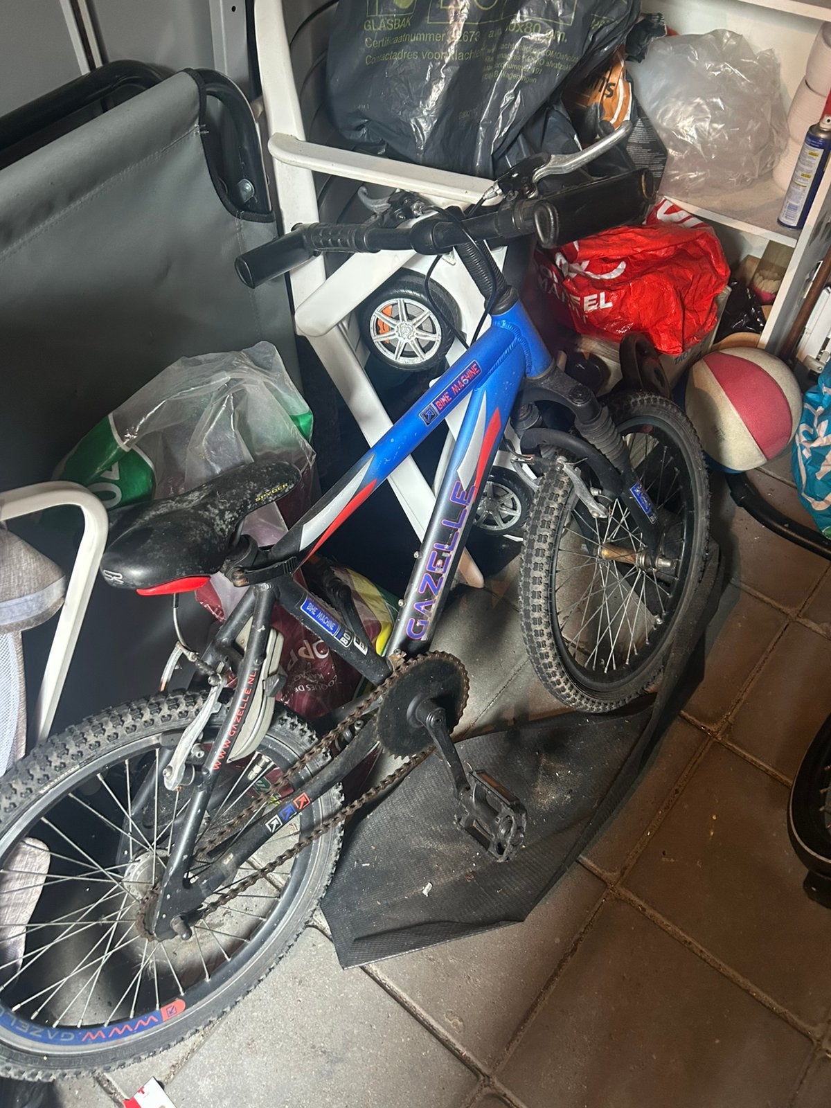 Fiets, Ophalen, Gebruikt, Terugtraprem, 20 inch