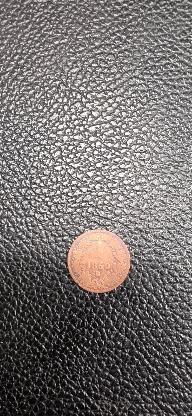 Oostenrijk 1 kreuzer 1860, Postzegels en Munten, Ophalen of Verzenden, Oostenrijk