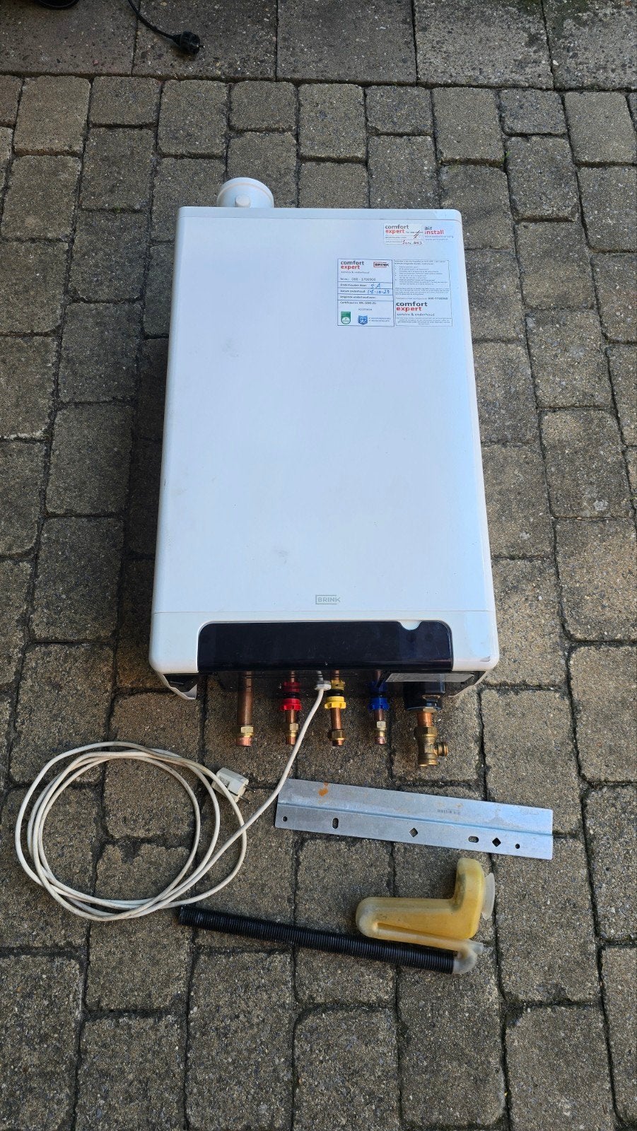 Intergas kombi kompakt hre 36/30 ketel uit 2019, Ophalen, Gebruikt, Aardgas, Geiser