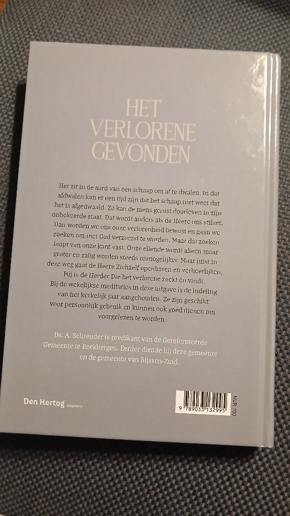 Het verlorene gevonden,ds. A. Schreuder, Ophalen of Verzenden, Nieuw, Christendom | Protestants