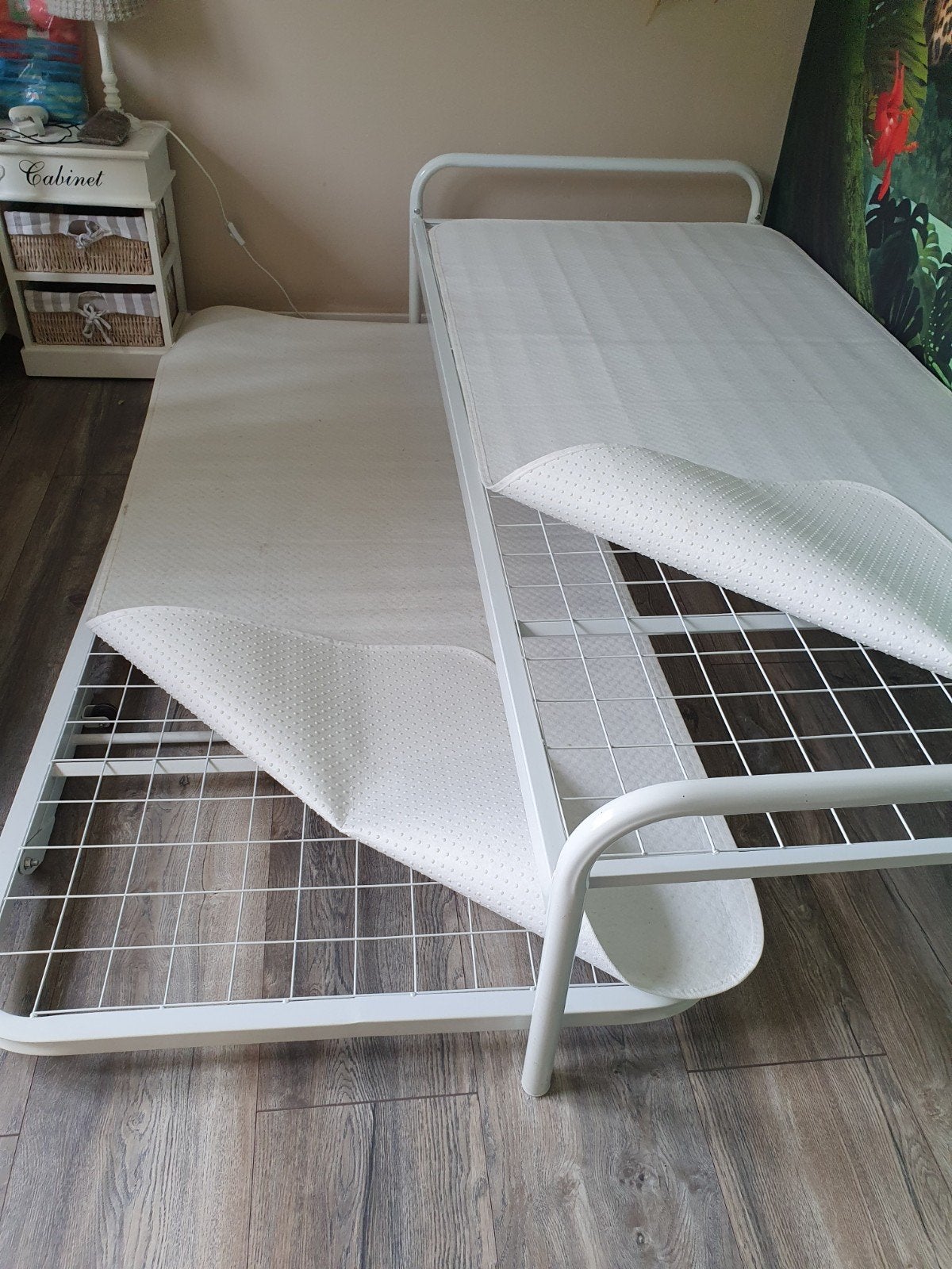 bed met onderschuifbed, Ophalen, Minder dan 75 cm, Minder dan 60 cm