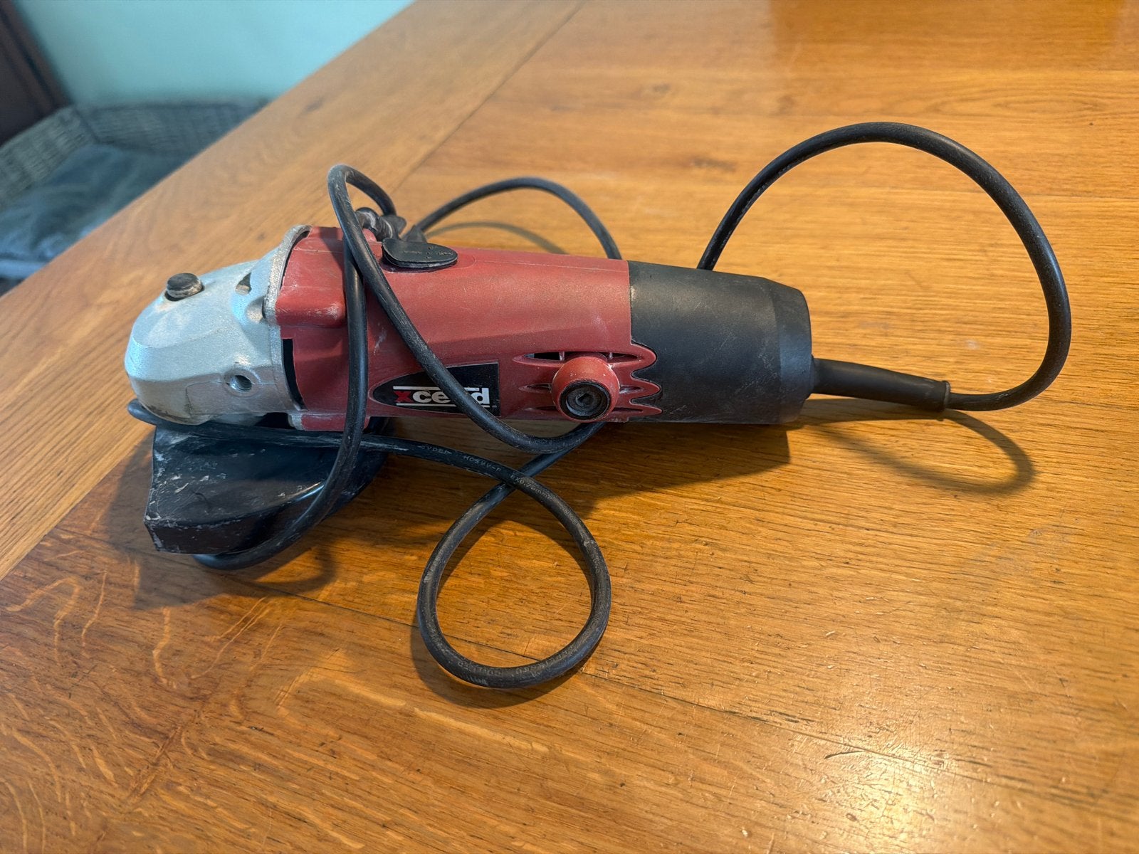 Haakse slijper met slijpschijf, Ophalen, Gebruikt, Haakse handslijpmachine