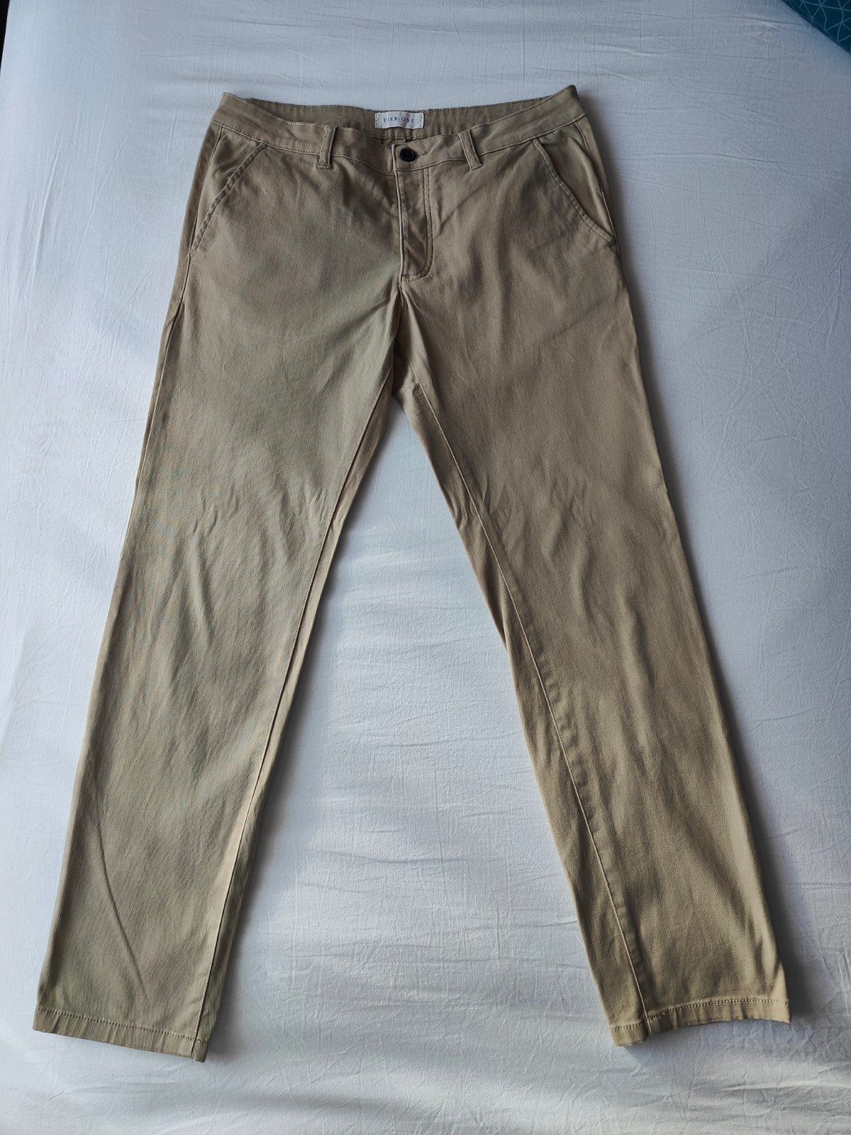 Pier One Chino Broek Maat 32 - Zo goed als nieuw, Maat 48/50 (M), Beige, Nieuw, Pier One