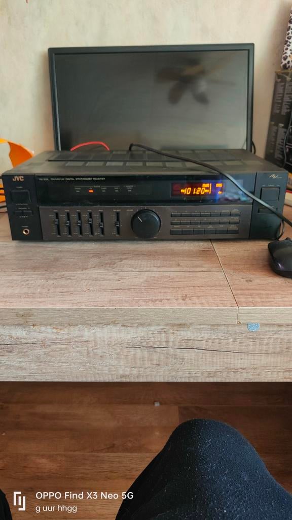 JVC RX-302L Synthesizer Receiver - Vintage Stereo, Audio, Tv en Foto, Versterkers en Receivers, Ophalen of Verzenden, Gebruikt