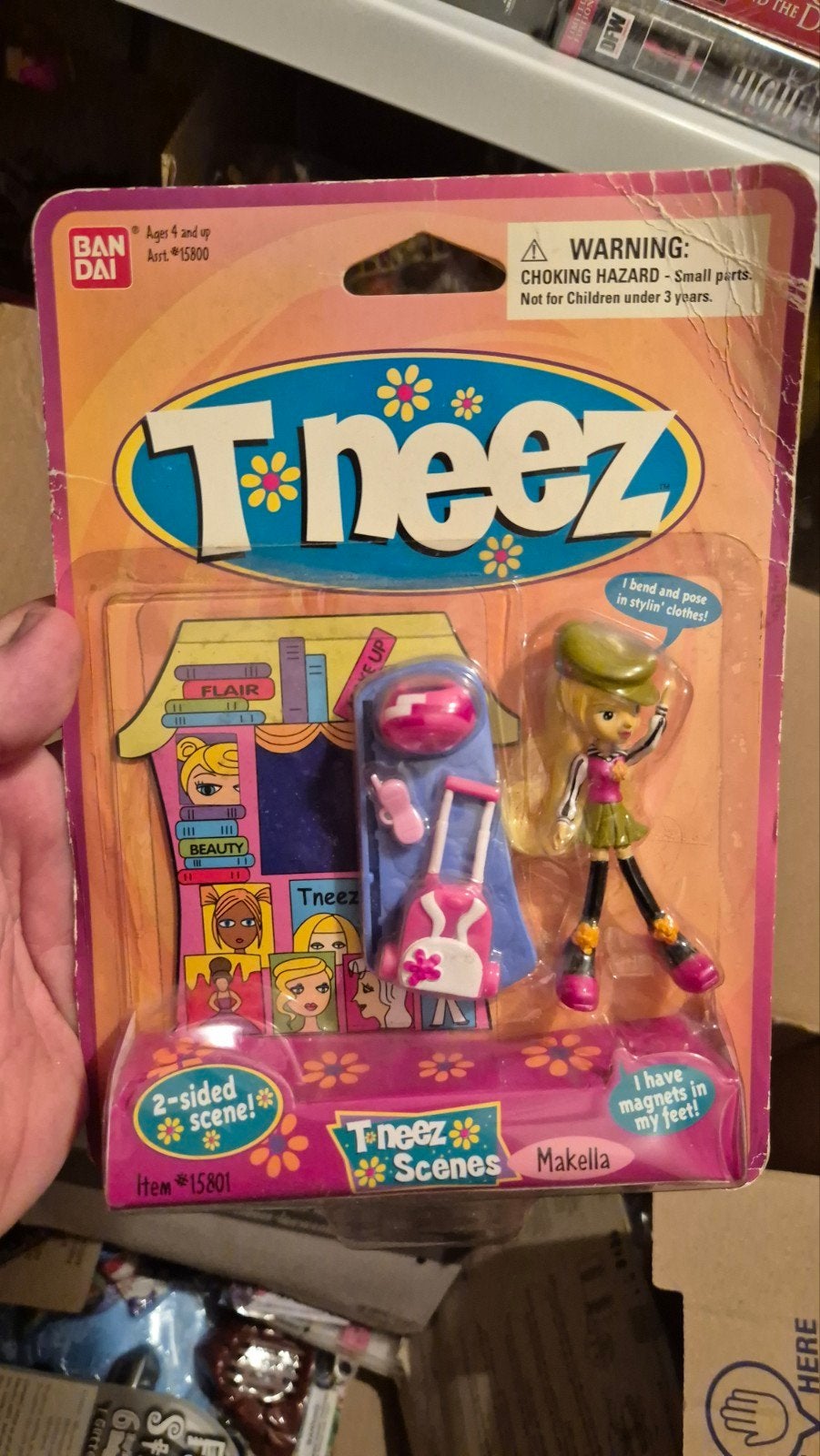 T-neez Scenes Makella pop met 2-zijdig decor (nieuw), Ophalen of Verzenden, Nieuw, Overige typen