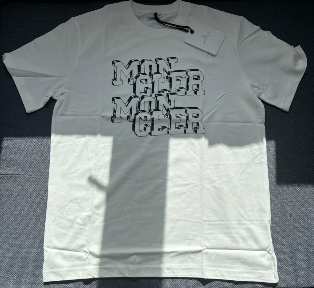 Moncler t-shirt in maat XXL, Kleding | Heren, Ophalen of Verzenden, Nieuw, Maat 56/58 (XL), Wit