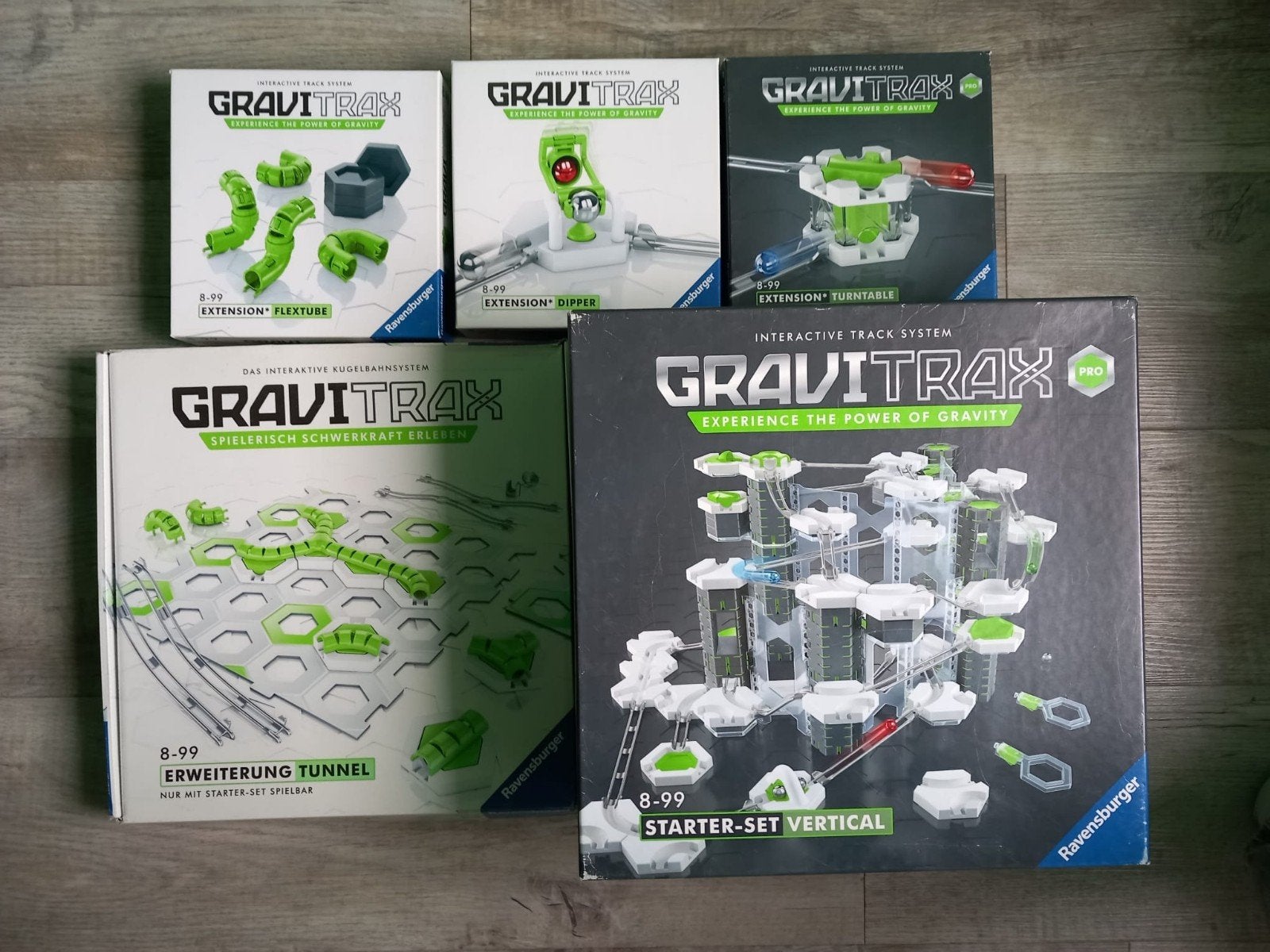 Gravitrax starter set tunnel flextube dipper turntable, Ophalen of Verzenden, Gebruikt, Bouwen